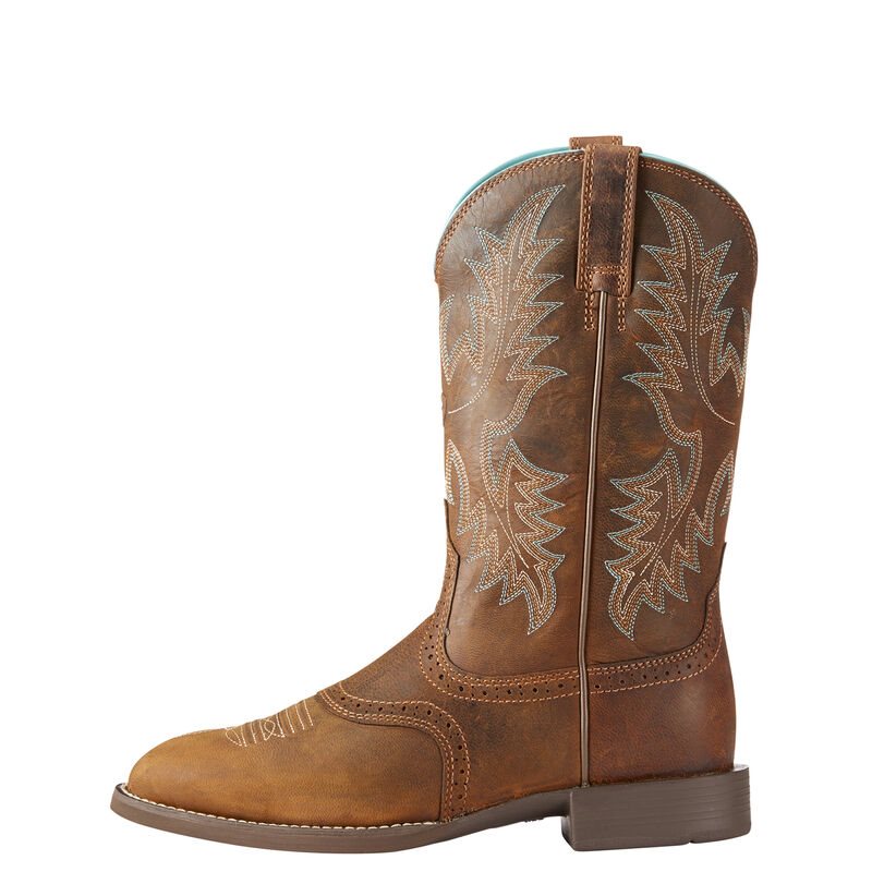 Ariat Heritage Stockman Kahverengi Western Csizma Bayan (33275-223)